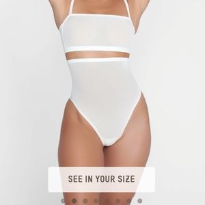 SKIMS POWER MESH HIGH WAIST THONG